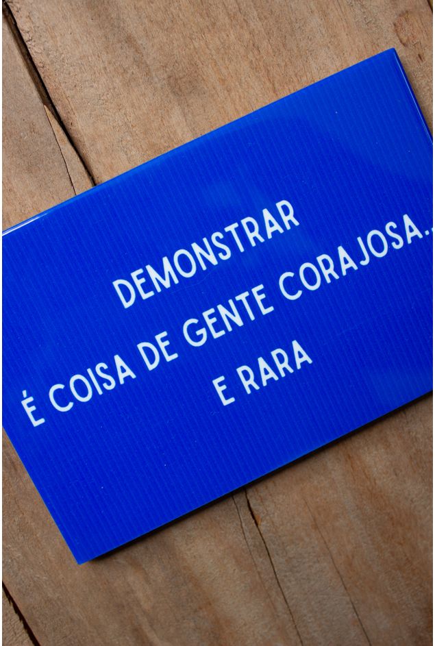 Azulejo Decorativo Demonstrar É Coisa De Gente Corajosa Mimo Galeria