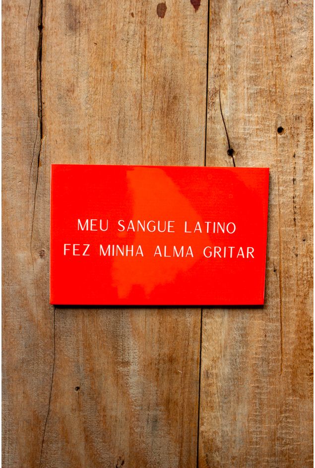Azulejo Decorativo Meu Sangue Latino Mimo Galeria