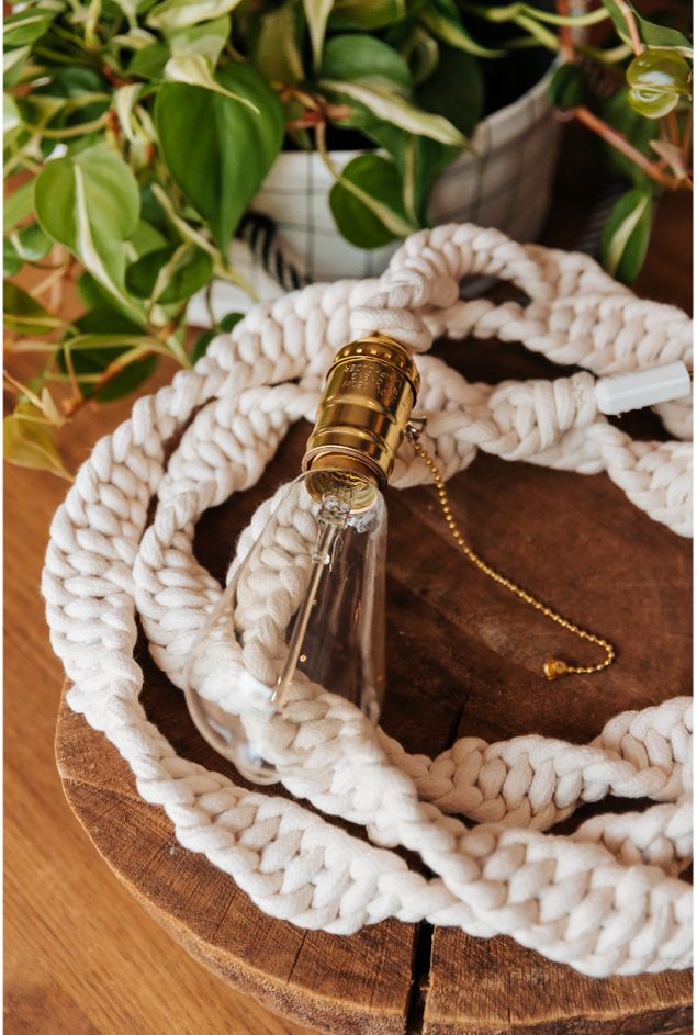 Luminária Cordão de Luz Infinito Dourado Luminária Cordão de Luz Infinito Dourado