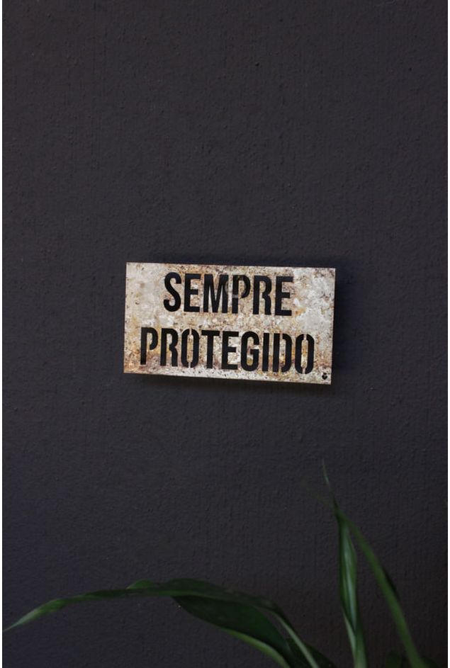Placa-Decorativa-Em-Ferro-Sempre-E-Protegido-Mercatto--5- Placa-Decorativa-Em-Ferro-Sempre-E-Protegido-Mercatto--5-