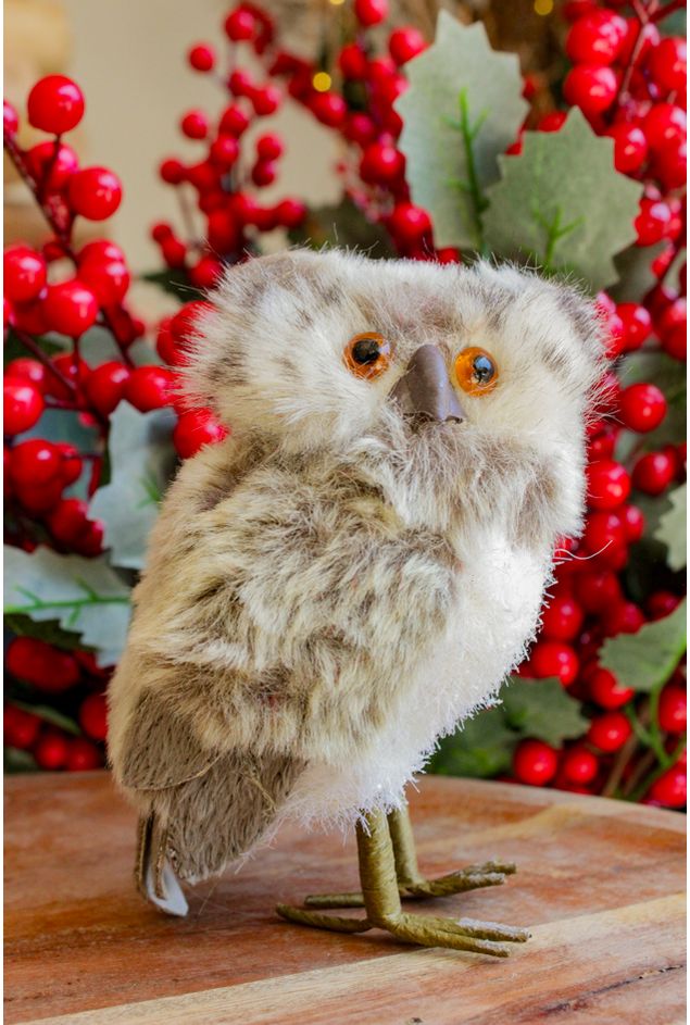 Coruja Decorativa Natal Coruja Decorativa - Natal Coruja Decorativa Natal Coruja Decorativa - Natal