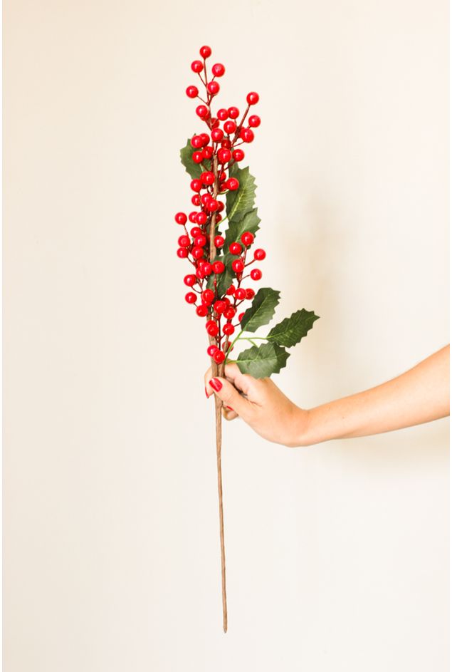 Pick Decorativo Azevinho Clássico Natal