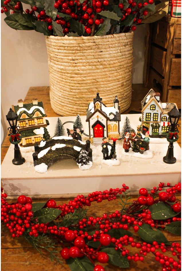 Vila Decorativa New York Natal Vila Decorativa New York Natal