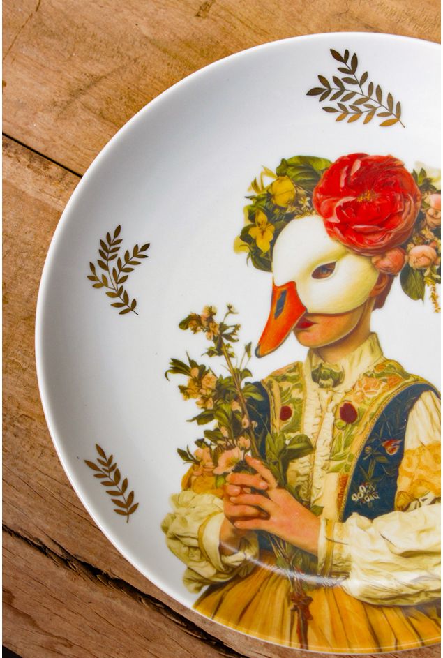 Prato-Decorativo-Menina-Cisne-27-cm-Greghi-Design--3-