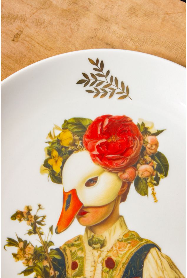 Prato-Decorativo-Menina-Cisne-27-cm-Greghi-Design--1-