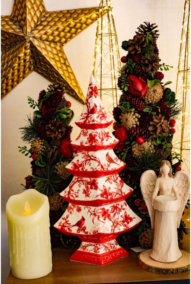 Arvore-Decorativa-de-Natal-Vermelho-e-Branco-em-Resina-Natal--2-