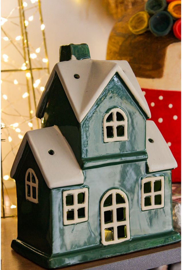 Casa-Decorativa-em-Porcelana-Verde-com-Led-Natal--2-