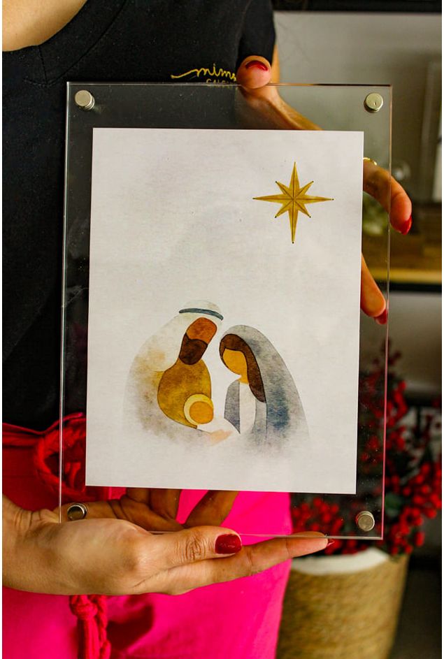 Quadro Acrílico Sagrada Família Mimo Galeria Quadro Acrílico Sagrada Família Mimo Galeria