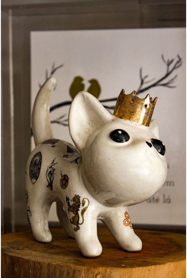 Toy de Cerâmica Inked Miau King Nefelibata Toy de Cerâmica Inked Miau King Nefelibata