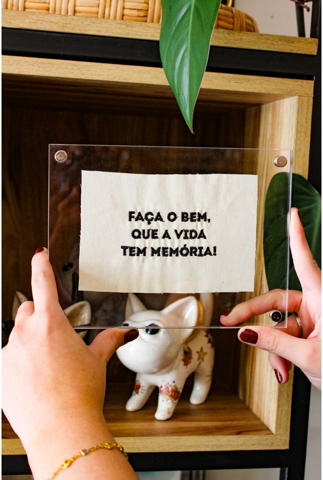 Quadro Acrílico Faça o Bem Mimo Galeria Quadro Acrílico Faça o Bem Mimo Galeria