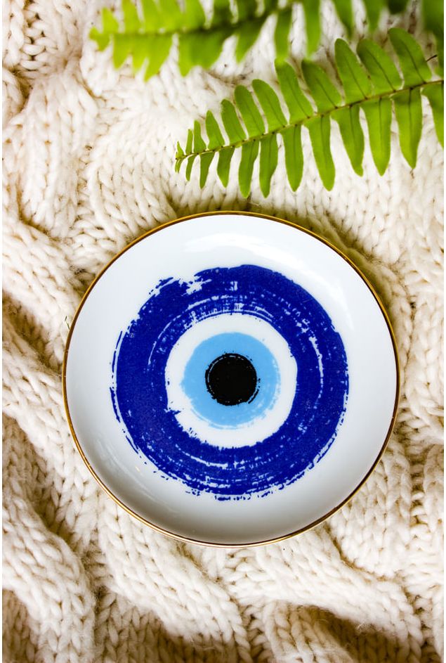 Pratinho Decorativo Olho Grego Ø9cm Mimo Galeria Pratinho Decorativo Olho Grego Ø9cm Mimo Galeria