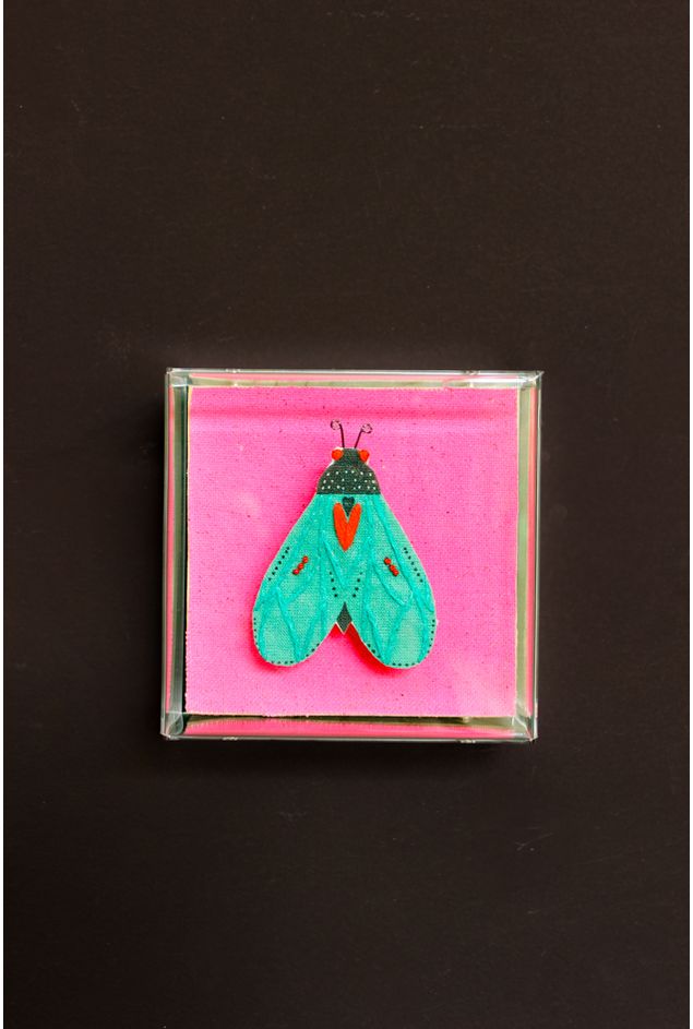 Quadro-Acrilico-Pinus-Borboleta-Verde-Mercatto