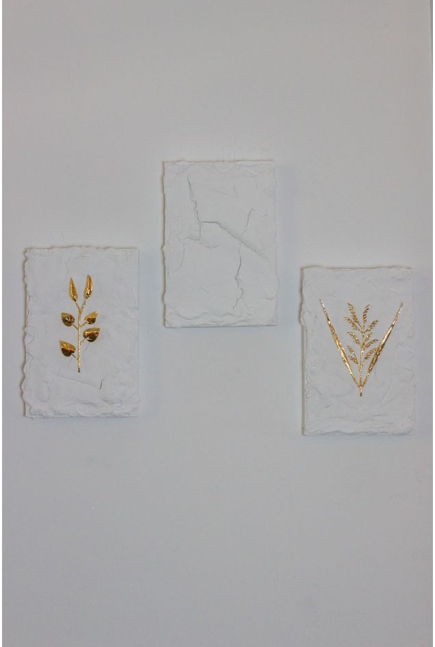 Combinação de Parede Quadros Botânicos Gold - Sui Objetos