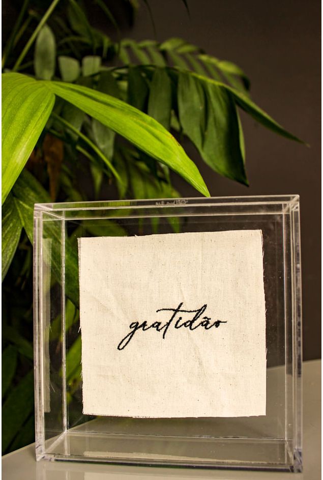 Quadro Acrílico Gratidão Mimo Galeria