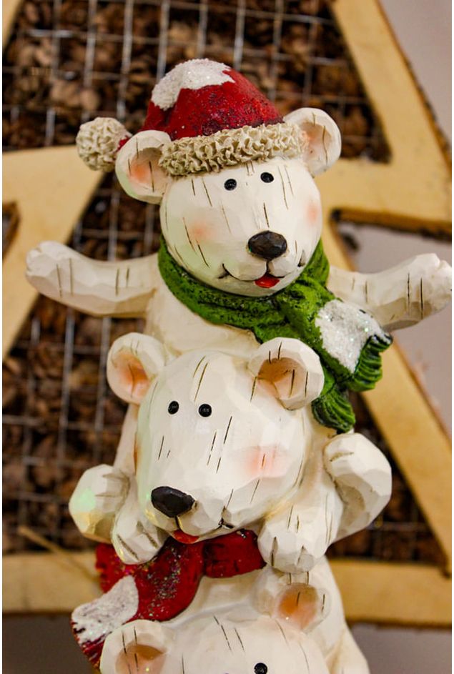 Escultura-Ursos-Polares-em-Resina-Natal--1-