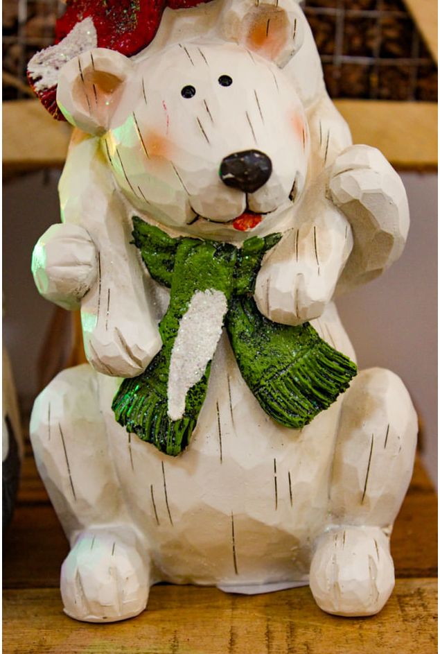 Escultura-Ursos-Polares-em-Resina-Natal--2-