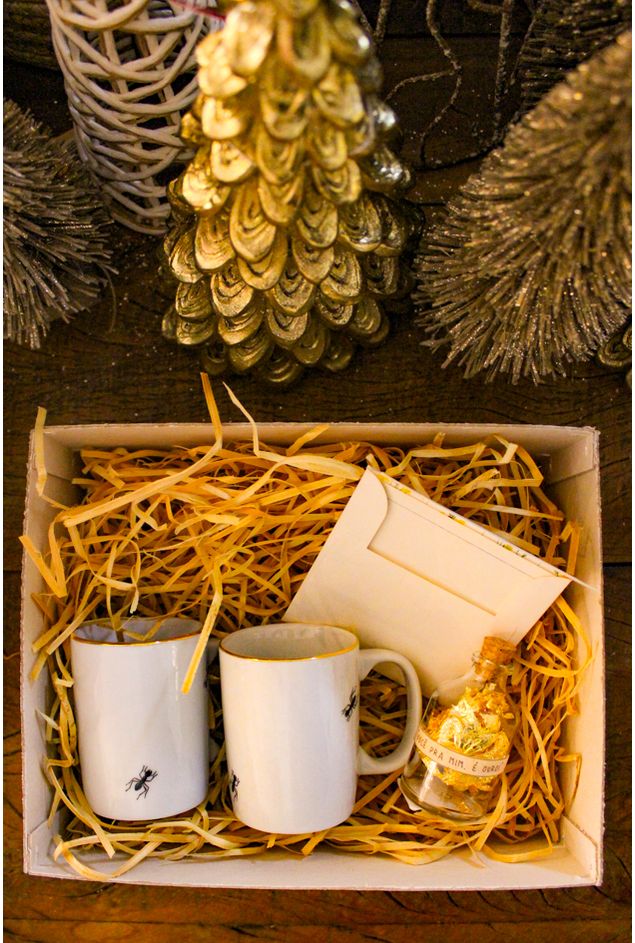 Kit Presente Formiguinha Ouro Kit Presente Formiguinha Ouro