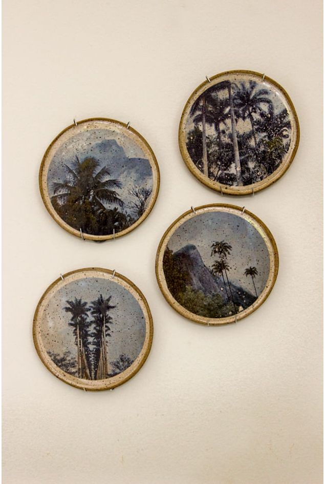 Pratinho Decorativo de Cêramica Paisagens Tropicais Nefelibata Pratinho Decorativo de Cêramica Paisagens Tropicais Nefelibata