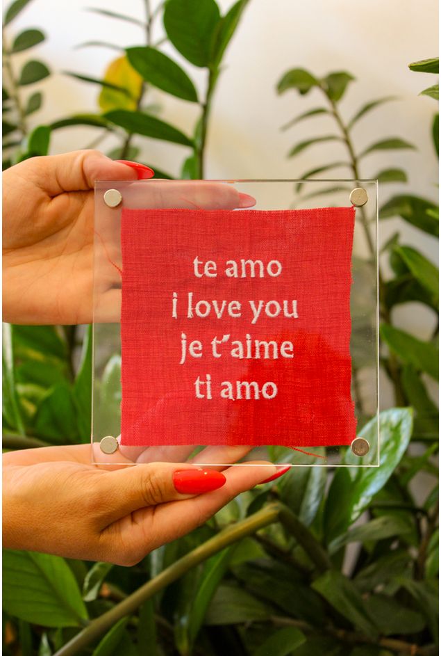 Quadro Acrílico O Amor Mimo Galeria Quadro Acrílico O Amor Mimo Galeria