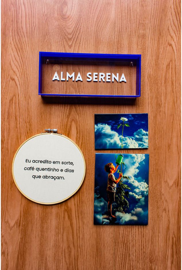 Combinação de Parede Alma e Recomeços Combinação de Parede Alma e Recomeços