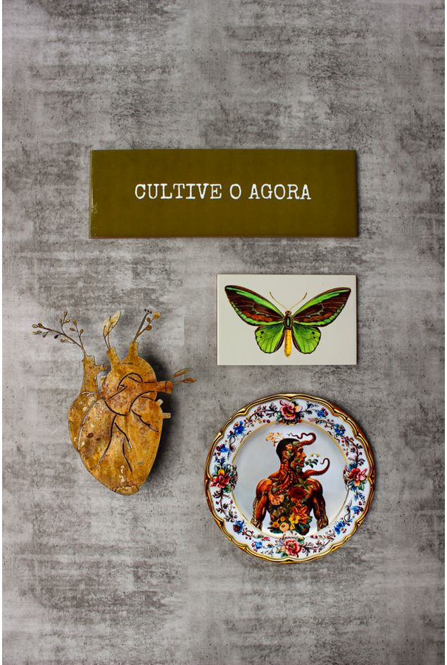 Combinação de Parede Coração Florescer Combinação de Parede Coração Florescer