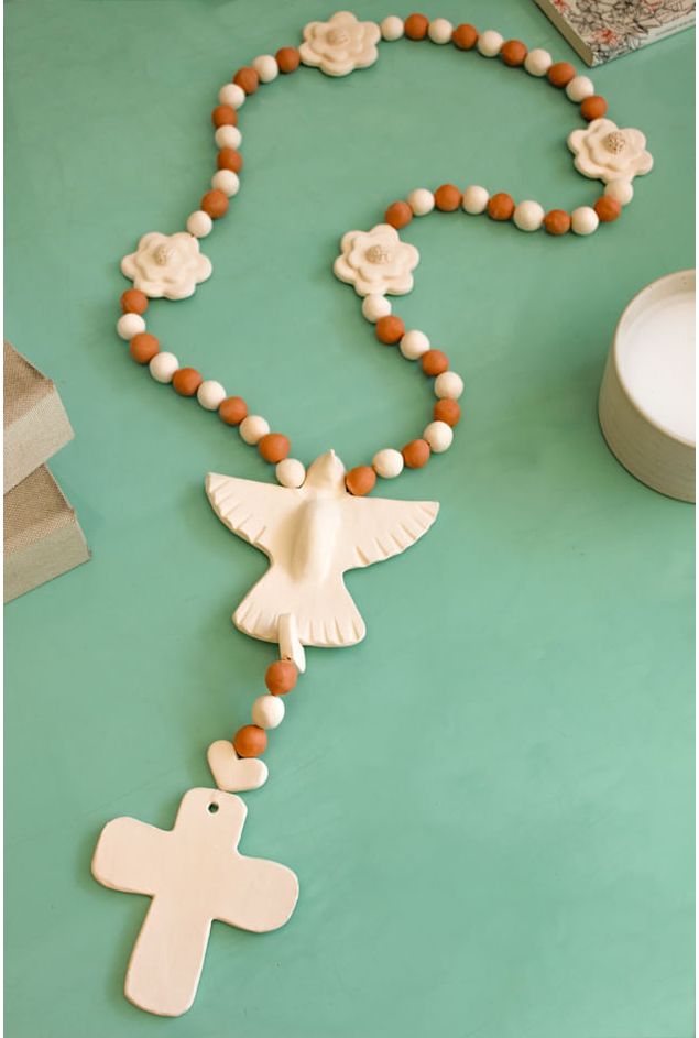 Colar Decorativo Divino de Argila Colar Decorativo Divino de Argila