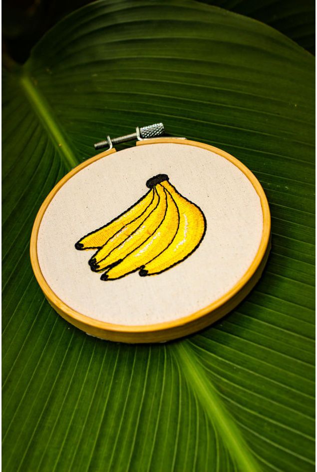Bastidor Bordado Banana Ø11 Mimo Galeria Bastidor Bordado Banana Ø11 Mimo Galeria