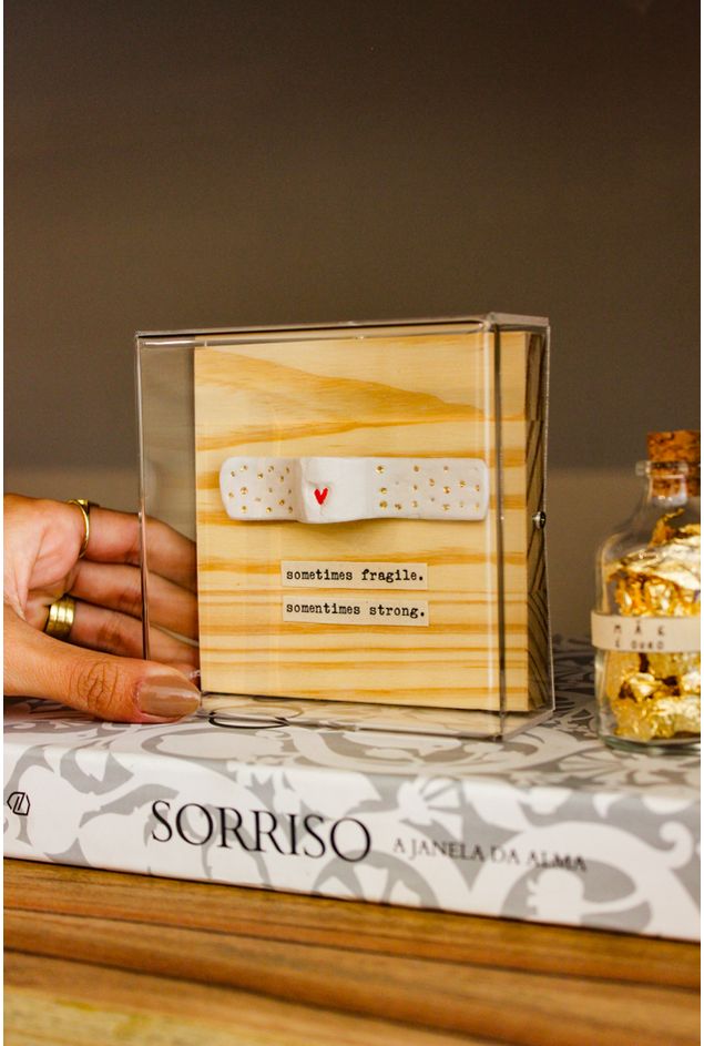 Quadro Acrílico Pinus Sometimes Fragile Mercatto Quadro Acrílico Pinus Sometimes Fragile Mercatto