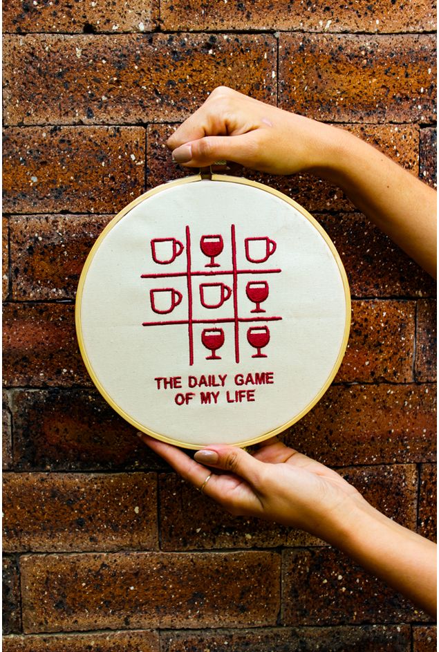 Bastidor Bordado Café Ou Vinho Mimo Galeria Bastidor Bordado Café Ou Vinho Mimo Galeria