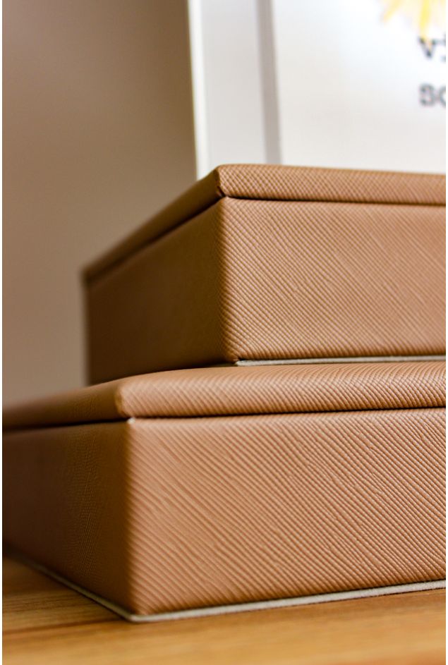 Caixa-Decorativa-Liso-Marrom-G--5-