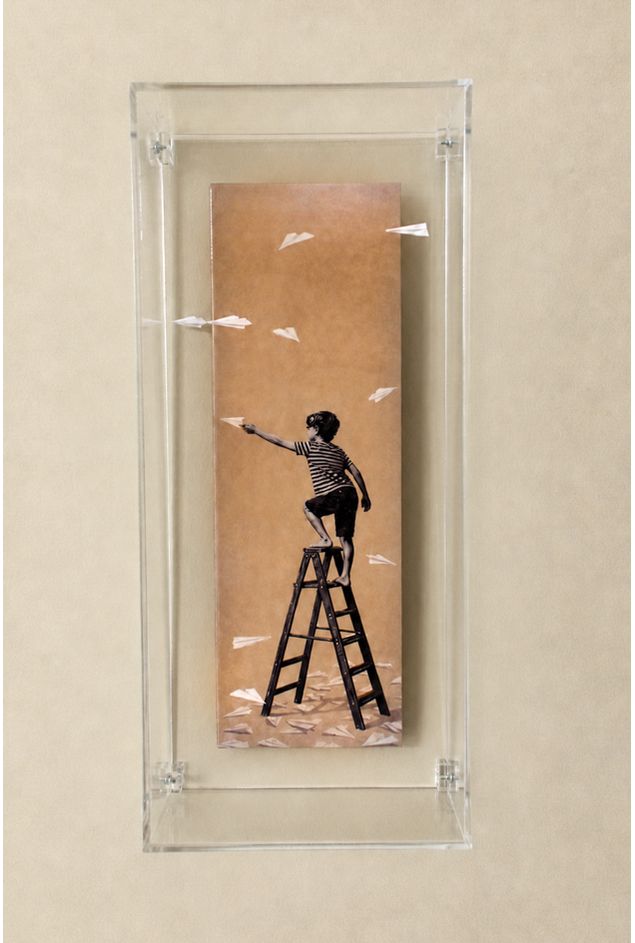 Quadro-Acrilico-Aviaozinho-de-Papel-Greghi-Design