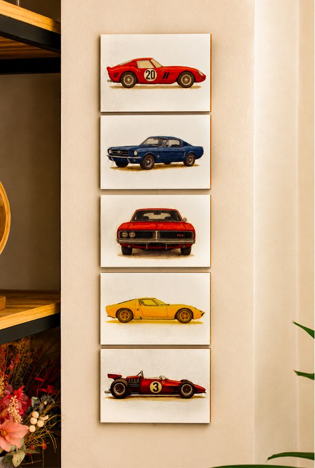 Combinação de Parede Carros